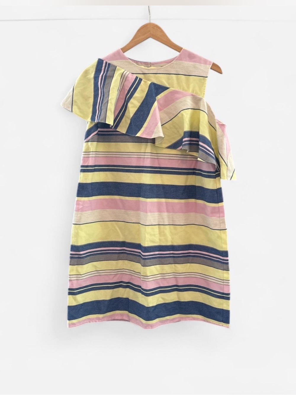 ASOS Striped Dress size US 12 boho cottage preppy corpcore classic